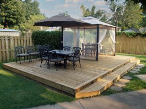 backyard deck